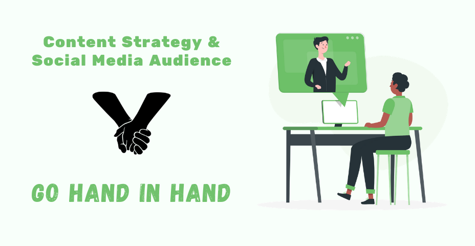 Blog cover image: How Content Strategy and Social Media Audience Go Hand in Hand